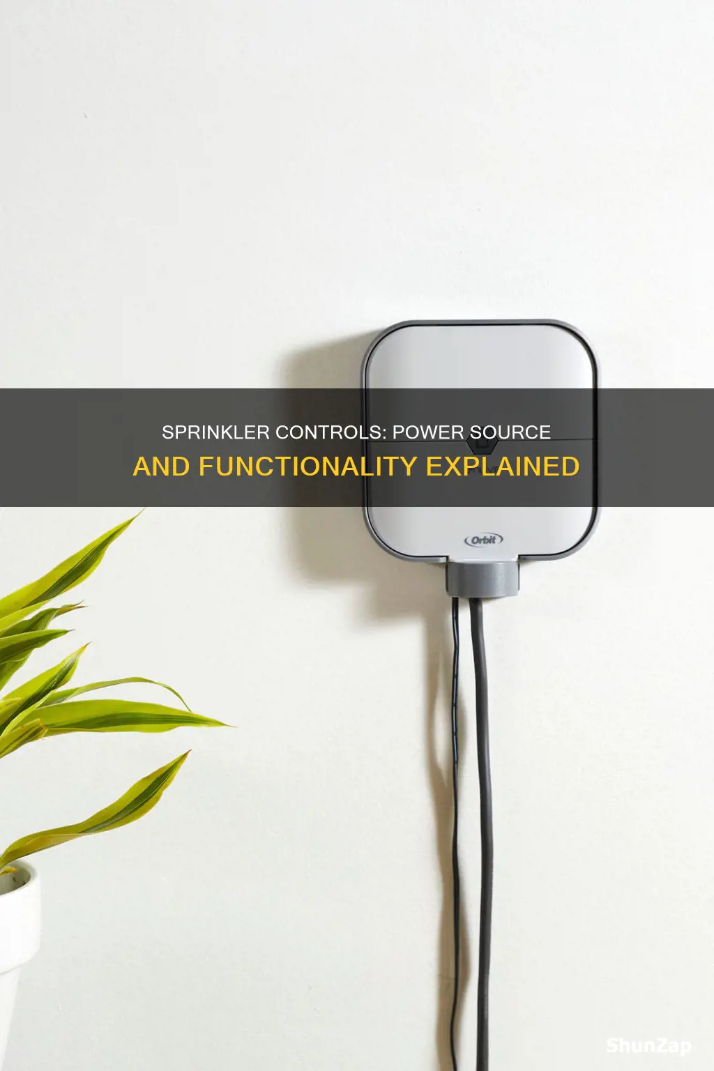 do sprinkler controls require electricity to function