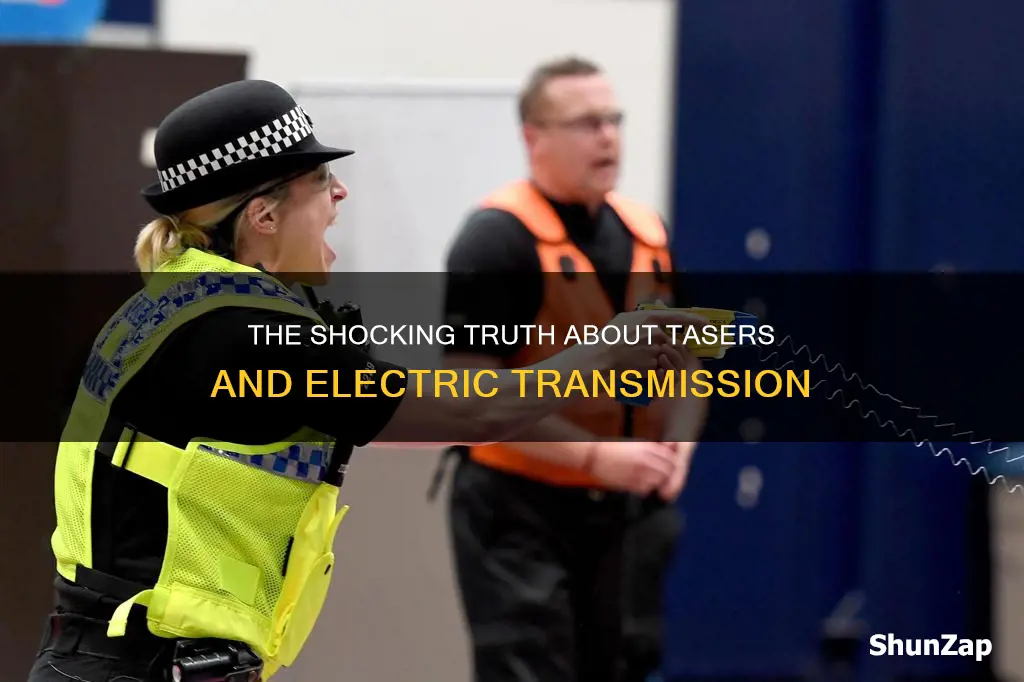 do tasers transmit electricity to 2 persons