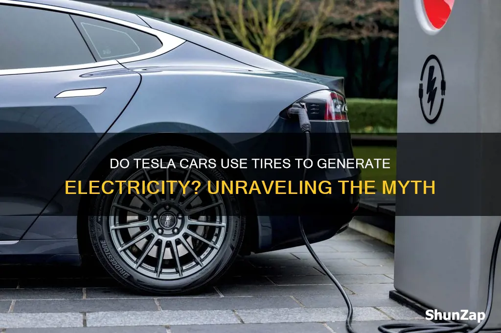 do tesla cars use tires to generate electricity