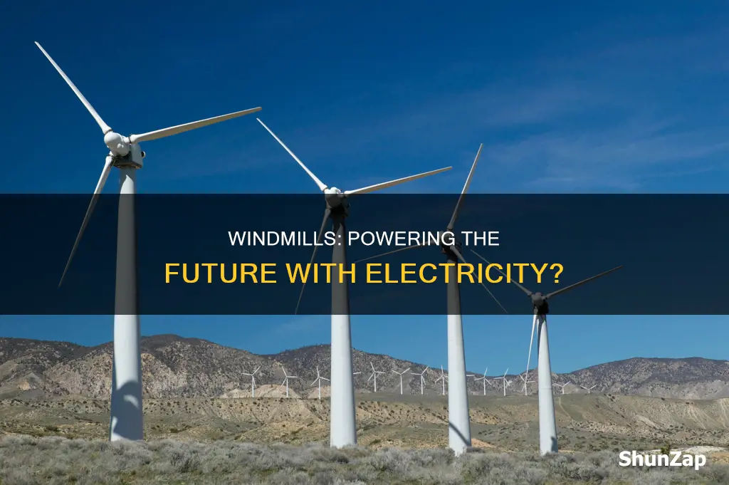 do the modern windmills really create electricity