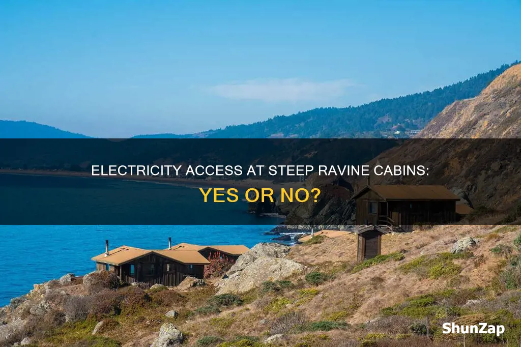 do the steep ravine cabins have electricity
