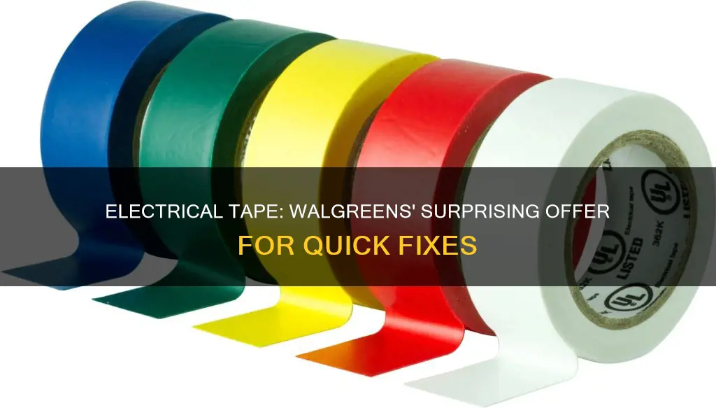 do they have electrical tape at walgreens