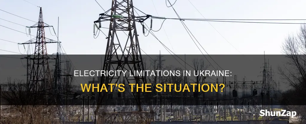 do they limit electricity in the ukraine