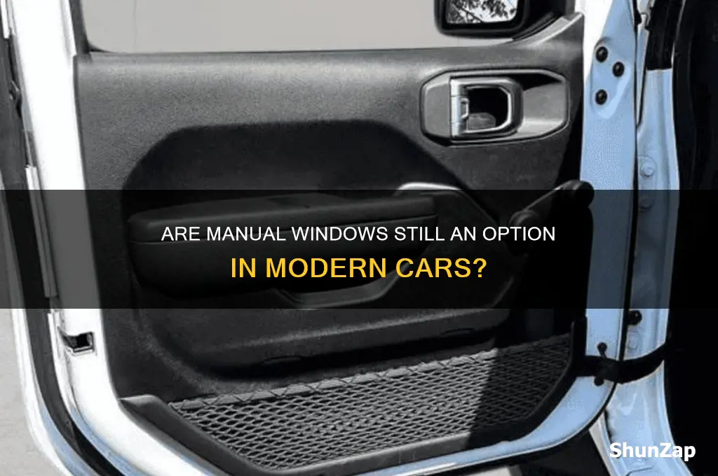 do they make cars without electric windows