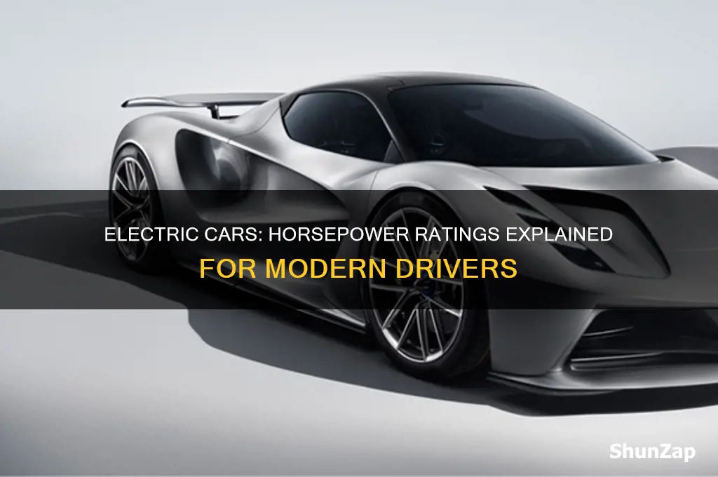 do they rate electric cars with horsepower