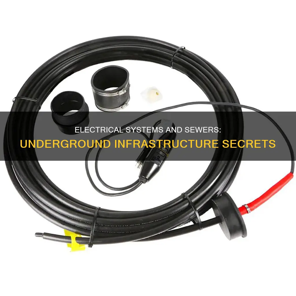 do underground electrical systems go through sewers