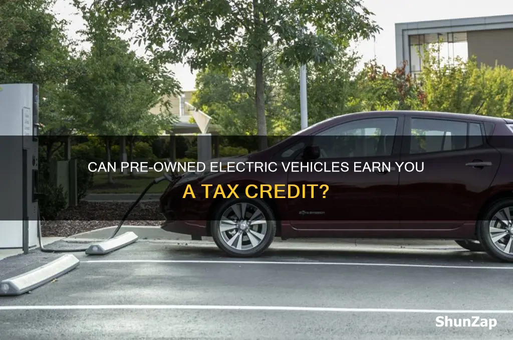 do used cars qualify for electric tax credit