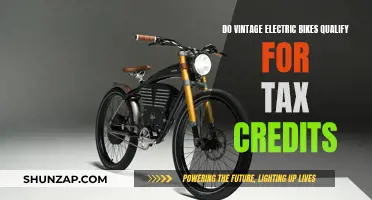 Vintage Electric Bikes: Tax Credits Eligibility