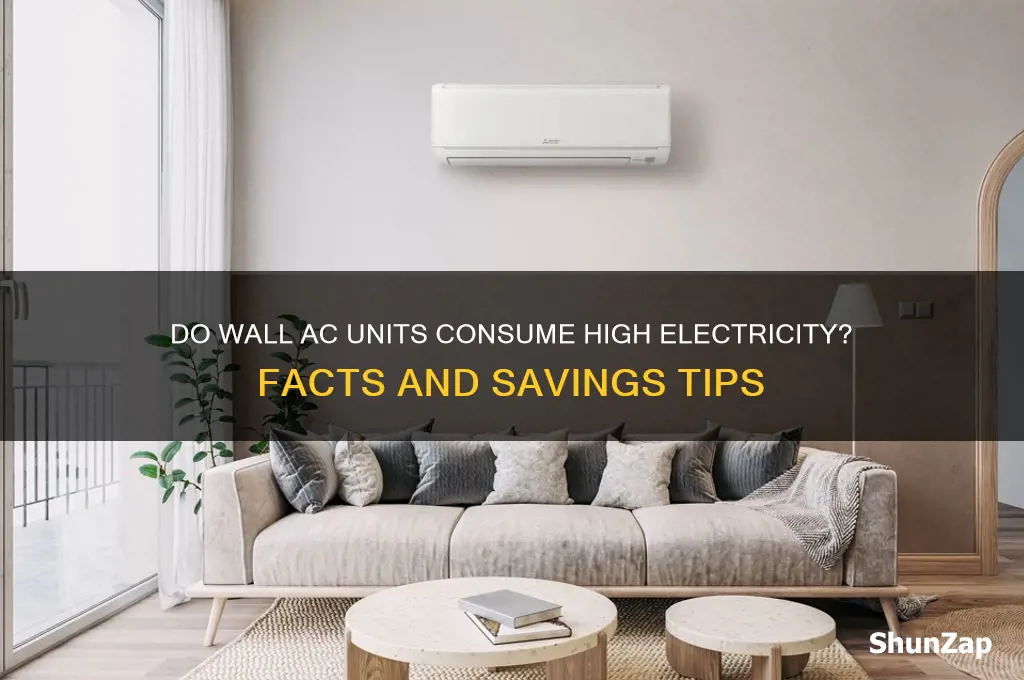 do wall ac units use a lot of electricity