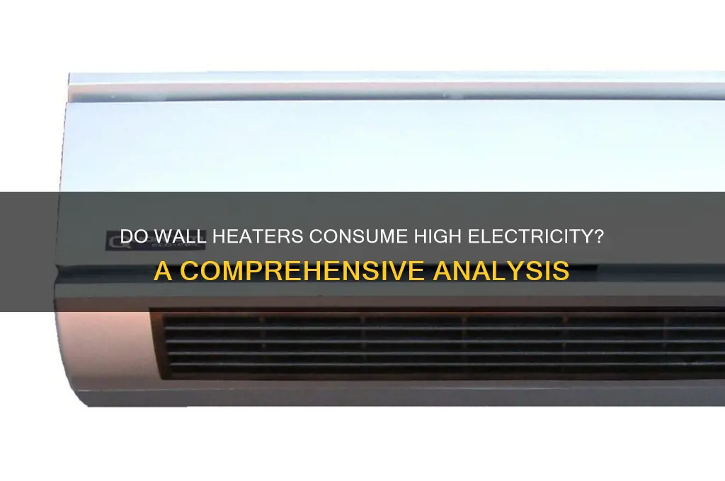 do wall heaters use a lot of electricity