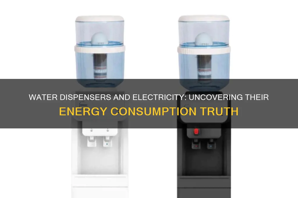 do water dispensers use a lot of electricity