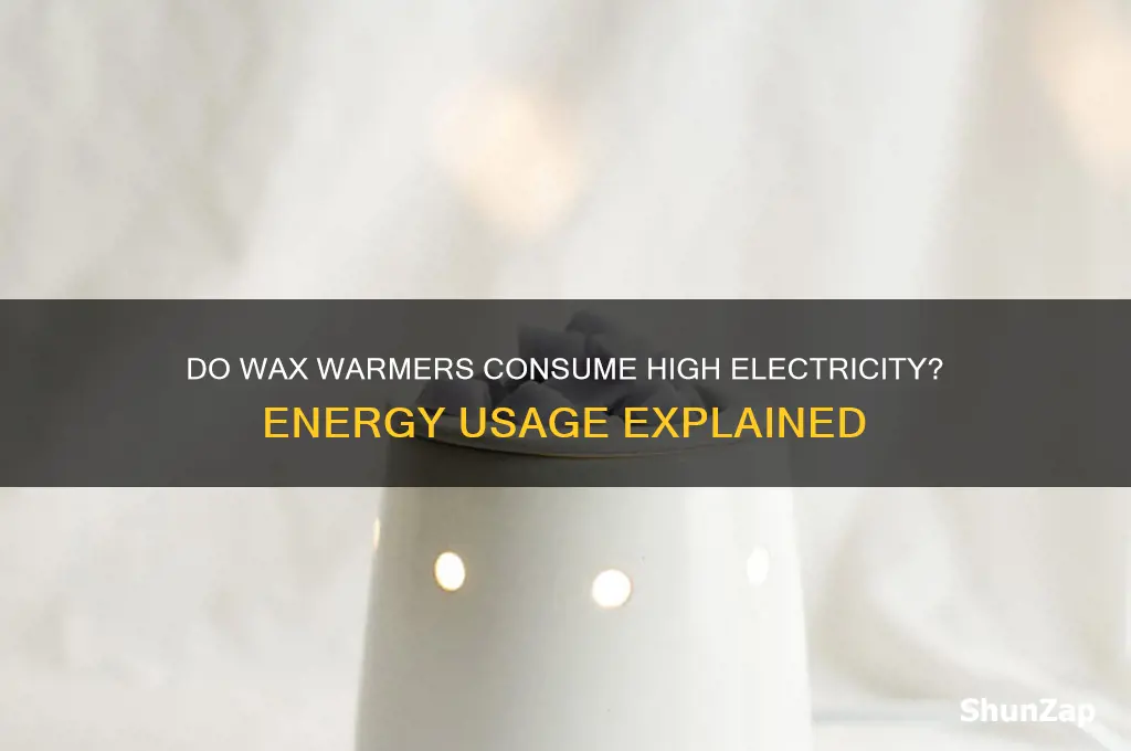 do wax warmers use a lot of electricity