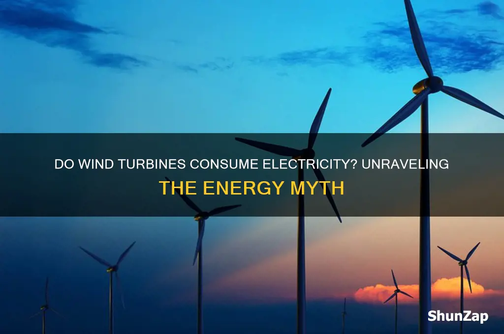 do wind turbines use electricity