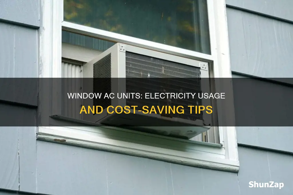 do window air conditioners use a lot of electricity