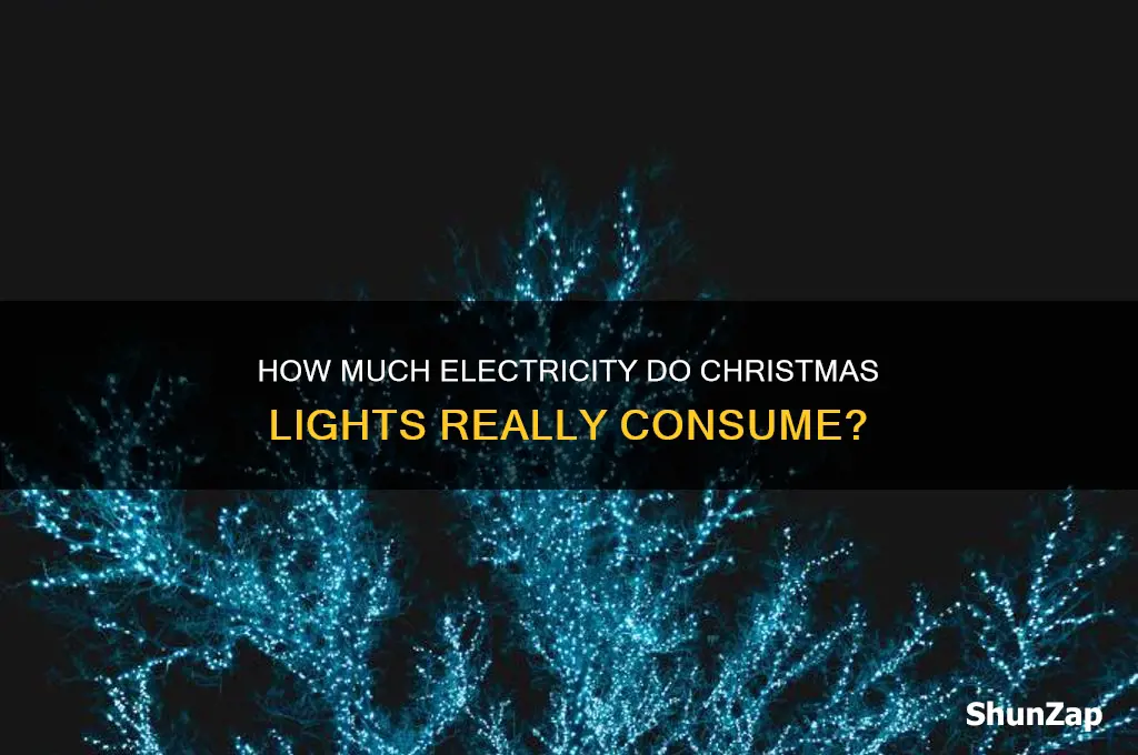 do xmas lights use a lot of electricity