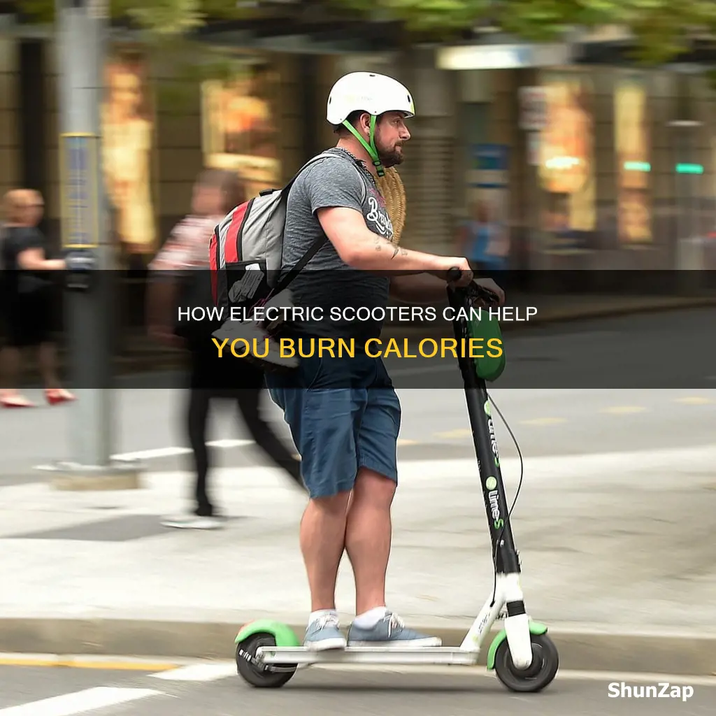 do you burn calories on electric scooter
