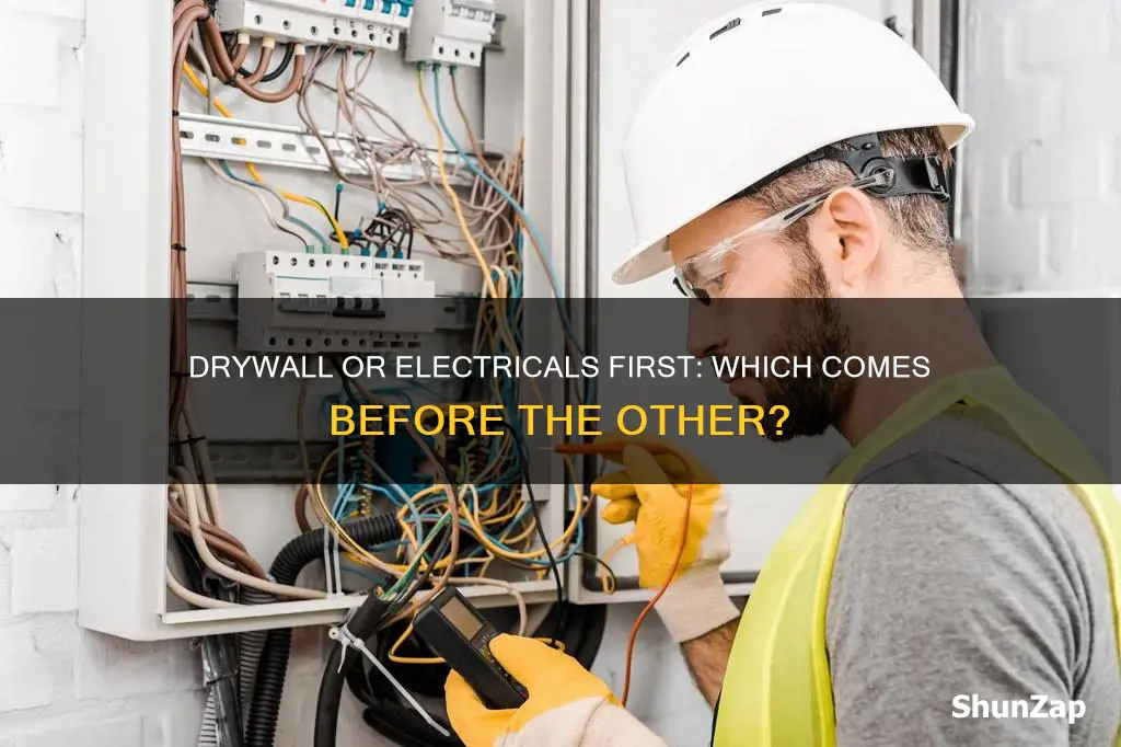do you do drywall or electrical first