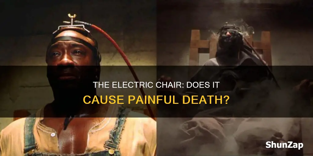 do you feel pain in electric chair