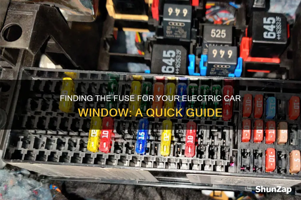 do you find the fuse for a electric car window