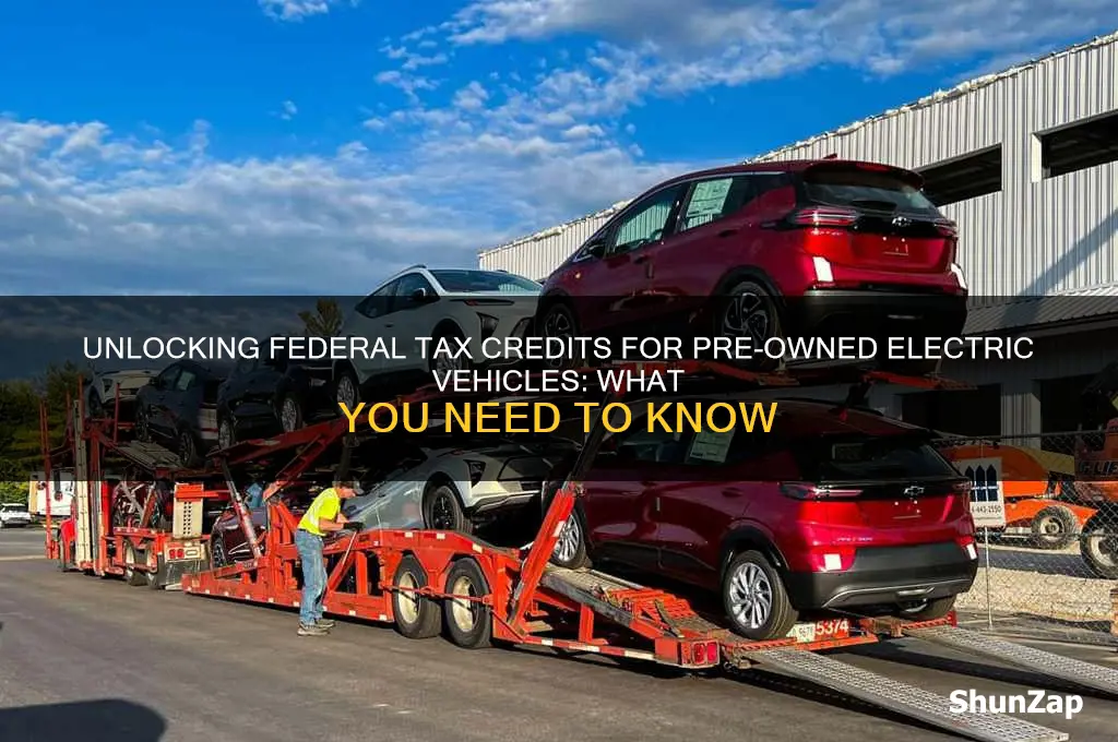 do you get a federal credit for used electric car