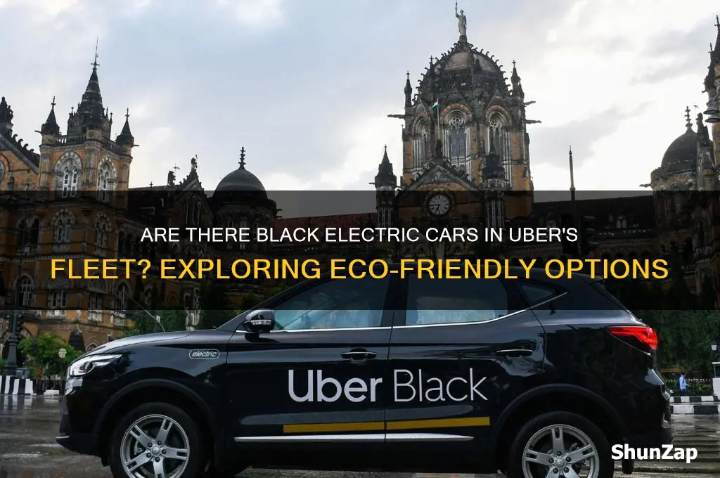 do you have any electric cars is black uber cars