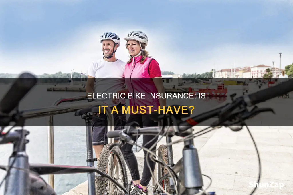 do you have to have insurance for an electric bike