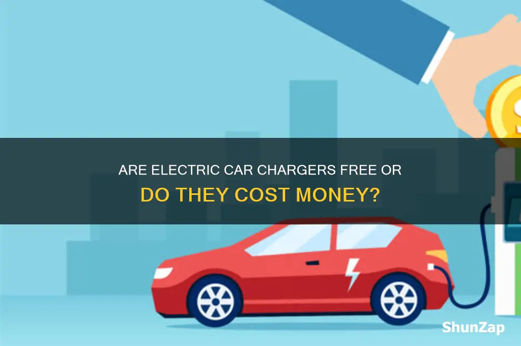 do you have to pay to use electric car chargers