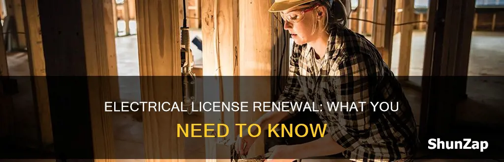 do you have to renew electrical license