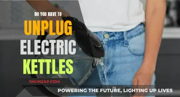 Electric Kettle Safety: Unplug or Keep Plugged In?
