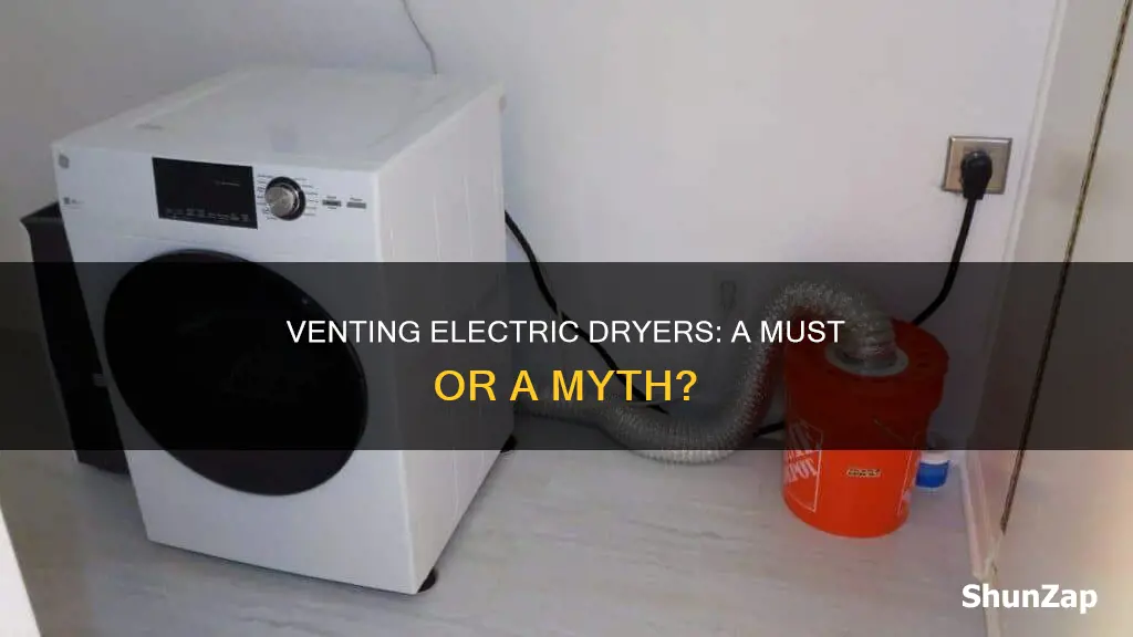 do you have to vent electric dryer