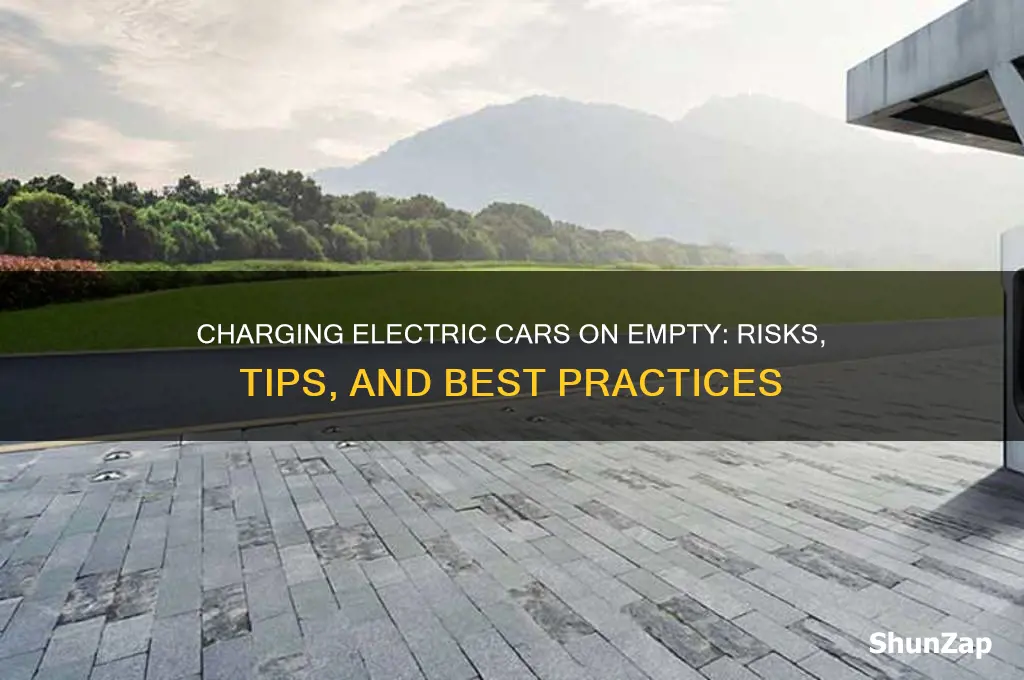 do you need to charge electric car when on empty
