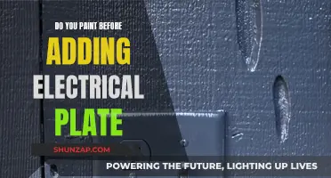 Electrical Plate Installation: Paint Before or After?