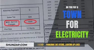 Electricity and Towns: Who Pays Whom?
