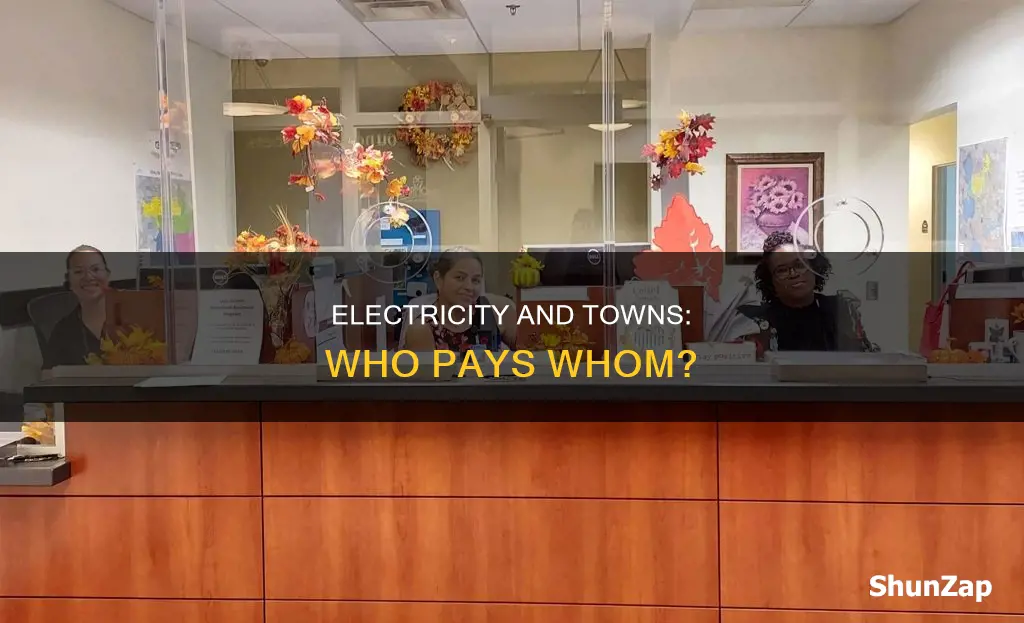 do you pay a town for electricity