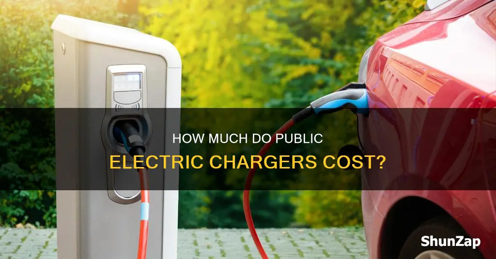 do you pay for public electric chargers