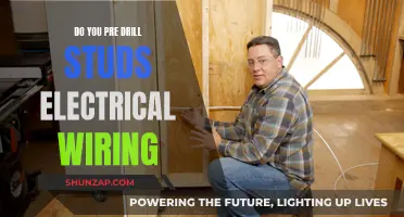 Pre-drilling Studs for Electrical Wiring: Is It Necessary?