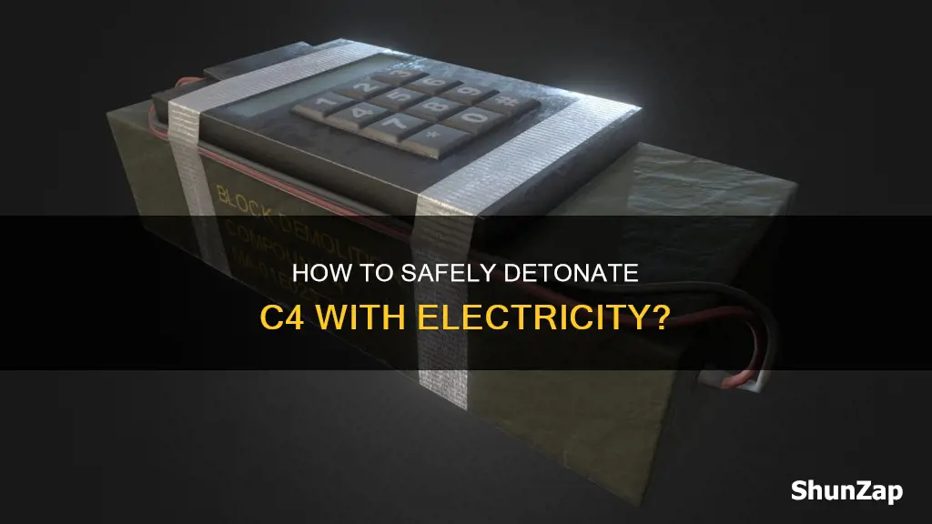 do you set off c4 with electricity