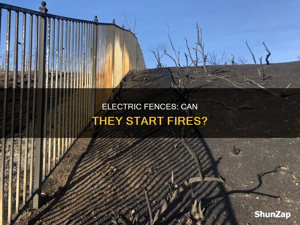 do you start on fire electric fence
