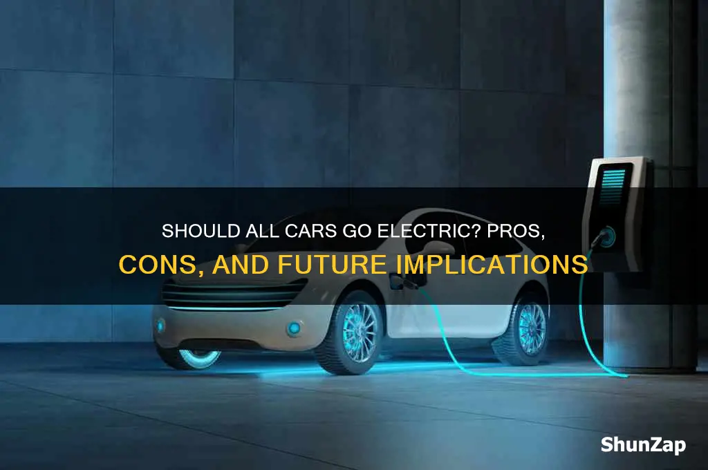 do you think all cars should be electric