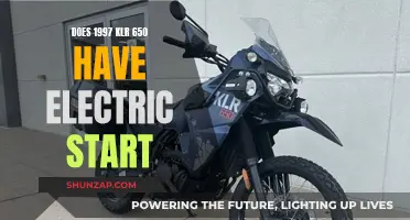 Electric Start for KLR 650: 1997 Model's Secret?