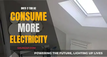 AC Electricity Consumption: 2-Ton Units Use More Power?