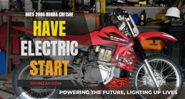 Electric Start for Honda CRF150F: 2006 Model's Secret?