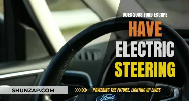 Electric Power Steering: 2008 Ford Escape's Steering System