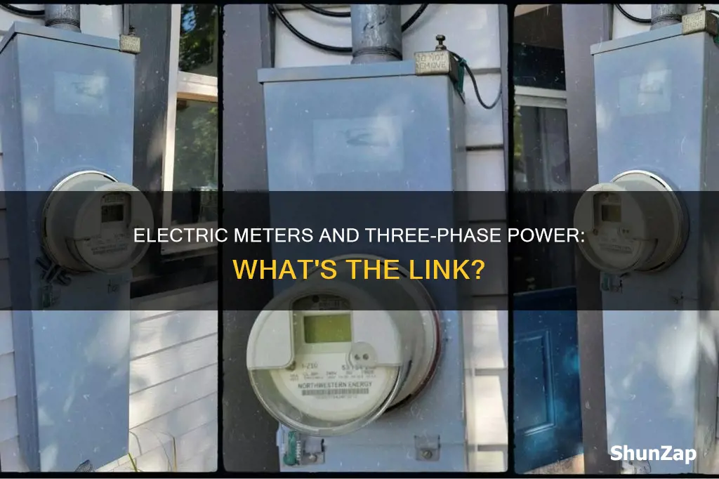 does 3 electric meters mean 3 phase