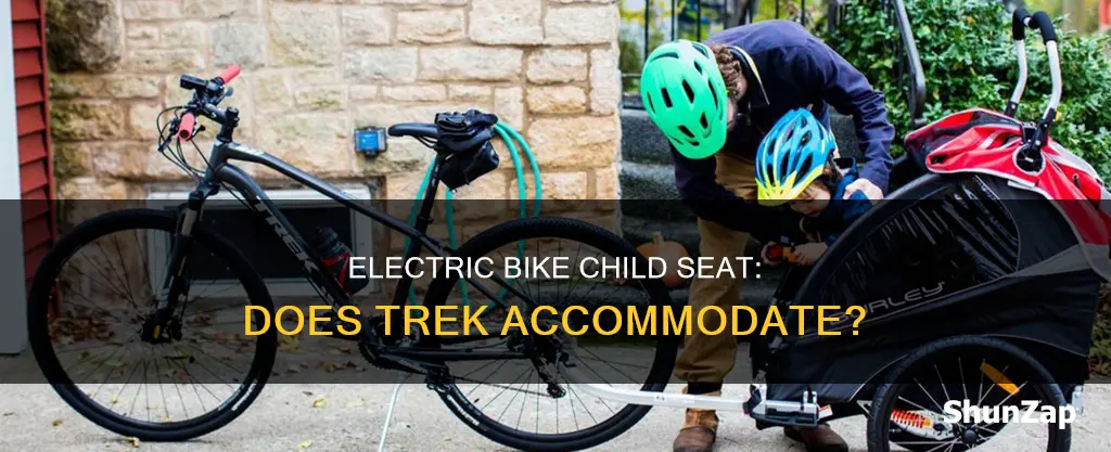 does a child bike seat fit on trek electric bike