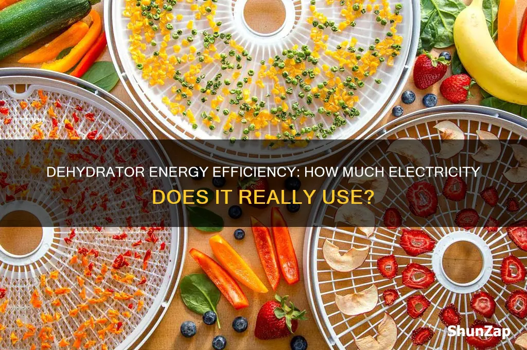 does a dehydrator use a lot of electricity