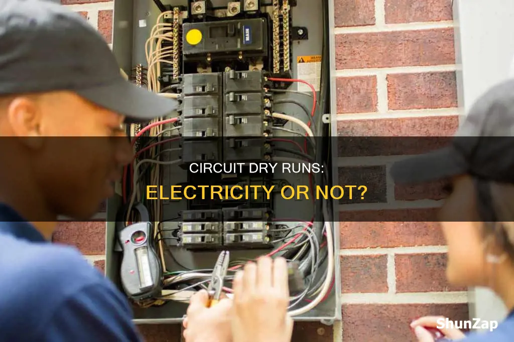 does a dry circuit run on electricity