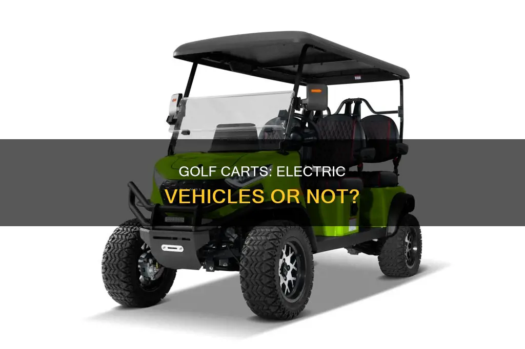 does a golf cart count as electric vehicle