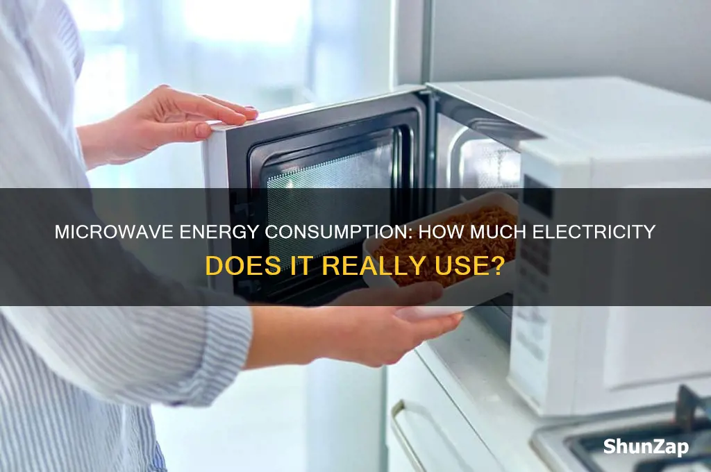 does a microwave use a lot of electricity