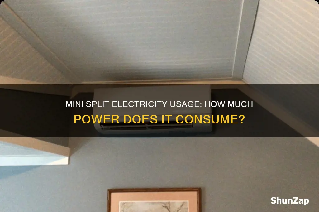 does a mini split use a lot of electricity